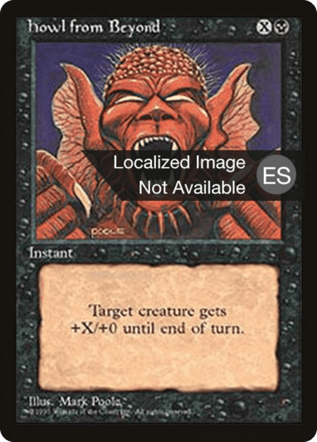 Howl from Beyond (141) — Fourth Edition Foreign Black Border