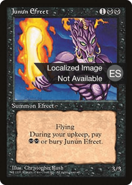 Junún Efreet (143) — Fourth Edition Foreign Black Border