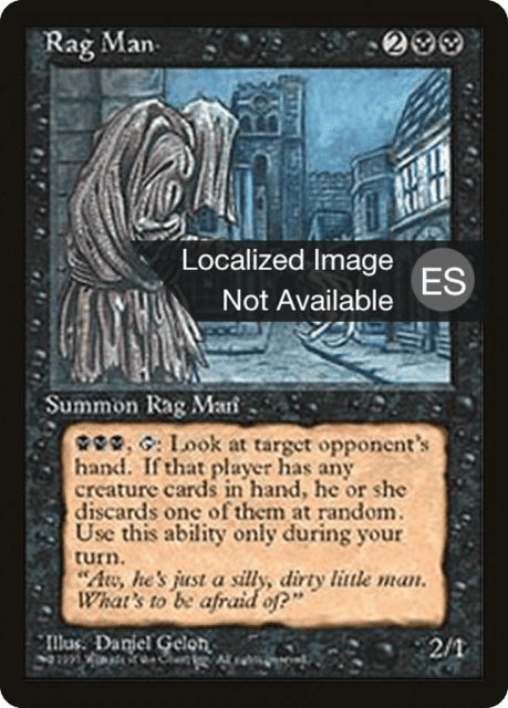 Rag Man (155) — Fourth Edition Foreign Black Border