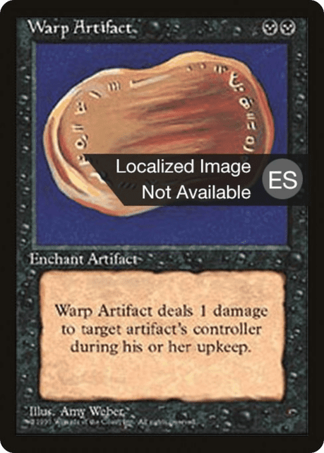Warp Artifact (169) — Fourth Edition Foreign Black Border