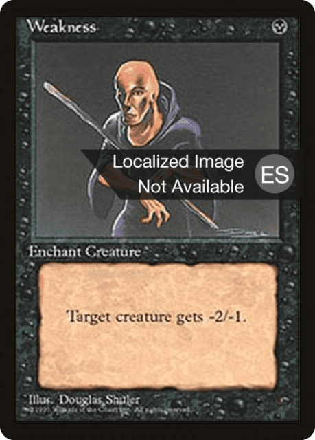 Weakness (170) — Fourth Edition Foreign Black Border