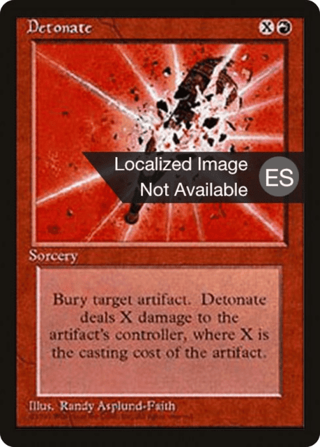 Detonate (184) — Fourth Edition Foreign Black Border