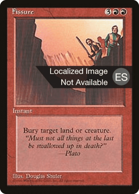 Fissure (194) — Fourth Edition Foreign Black Border