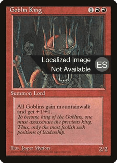 Goblin King (198) — Fourth Edition Foreign Black Border