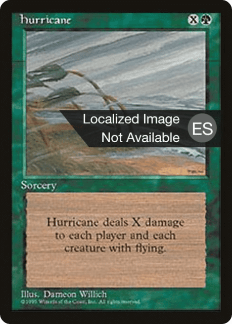 Hurricane (251) — Fourth Edition Foreign Black Border