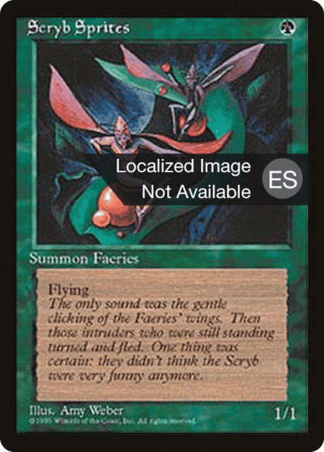 Scryb Sprites (270) — Fourth Edition Foreign Black Border