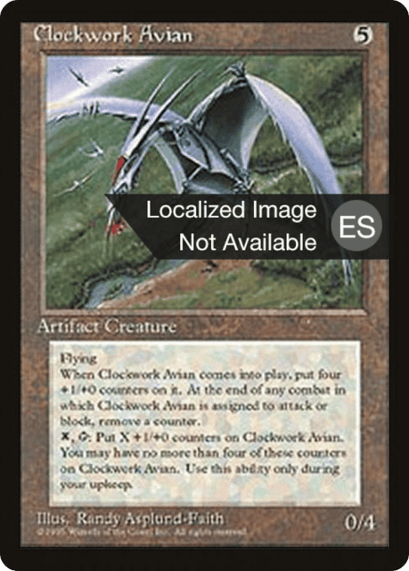 Clockwork Avian (306) — Fourth Edition Foreign Black Border