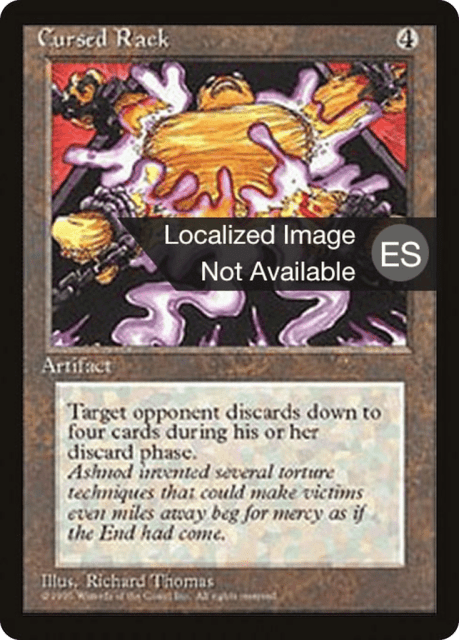 Cursed Rack (312) — Fourth Edition Foreign Black Border