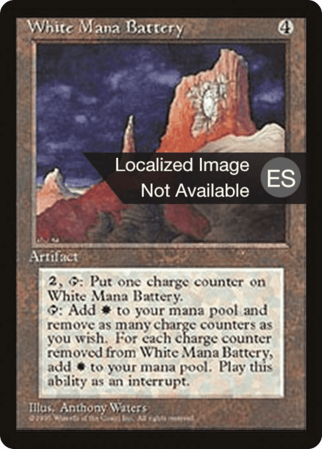 White Mana Battery (357) — Fourth Edition Foreign Black Border