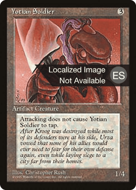 Yotian Soldier (360) — Fourth Edition Foreign Black Border