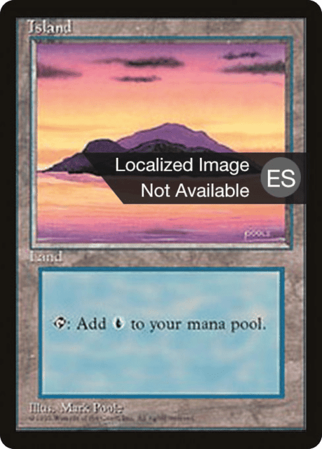 Island (367) — Fourth Edition Foreign Black Border