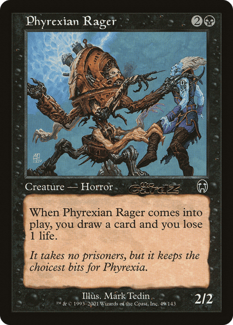 Phyrexian Rager (2000-5) — Media and Collaboration Promos