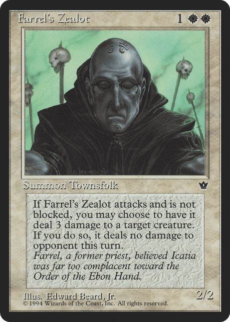 Farrel's Zealot (3c) — Fallen Empires