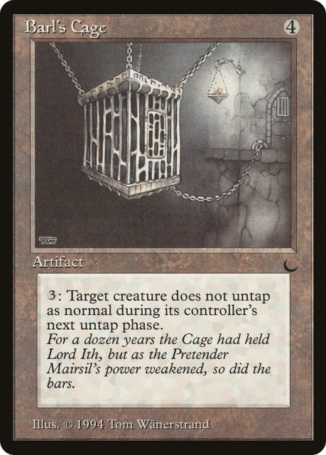 Barl's Cage (96) — The Dark