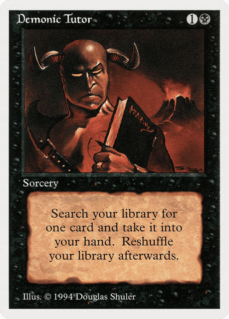 Demonic Tutor (105) — Summer Magic / Edgar