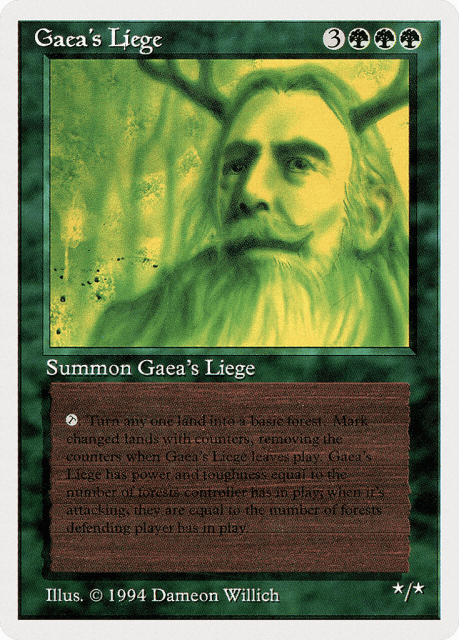 Gaea's Liege (198) — Summer Magic / Edgar
