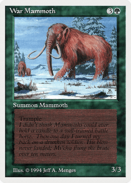 War Mammoth (228) — Summer Magic / Edgar