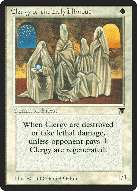Clergy of the Holy Nimbus (6) — Legends