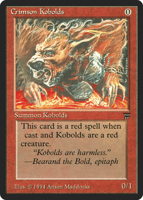 Crimson Kobolds (139) — Legends