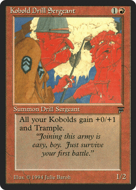 Kobold Drill Sergeant (154) — Legends