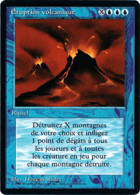 Volcanic Eruption (89) — Foreign Black Border