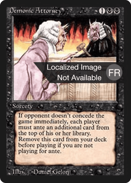 Demonic Attorney (103) — Foreign Black Border