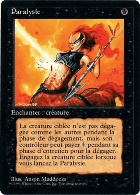 Paralyze (121) — Foreign Black Border