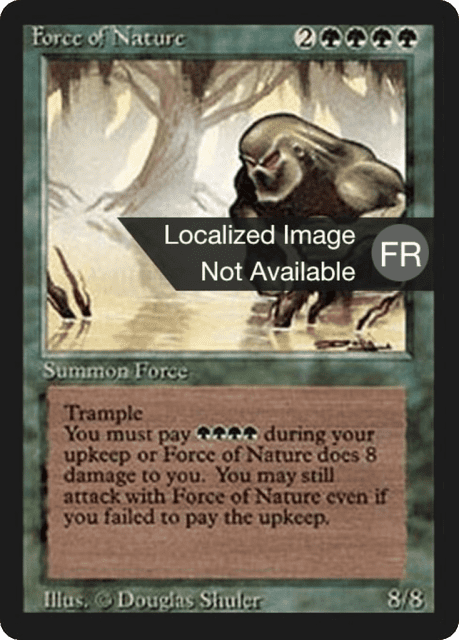 Force of Nature (196) — Foreign Black Border