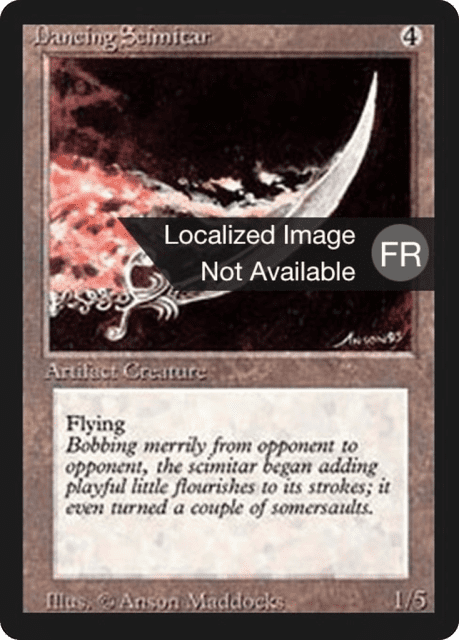 Dancing Scimitar (243) — Foreign Black Border