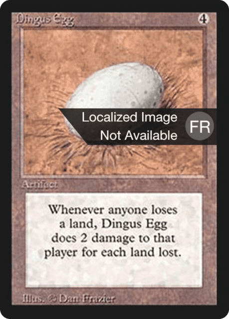 Dingus Egg (244) — Foreign Black Border
