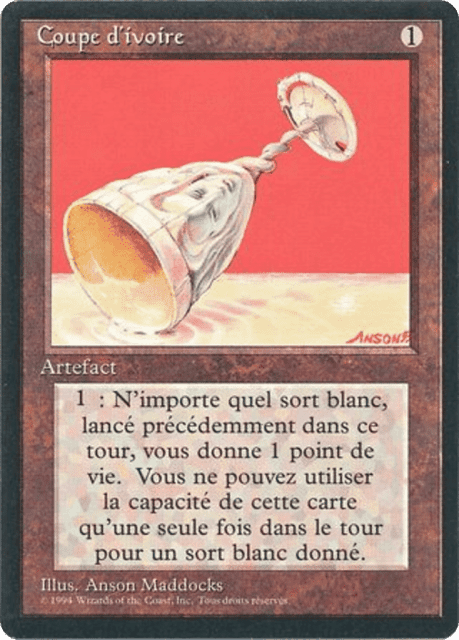 Ivory Cup (253) — Foreign Black Border