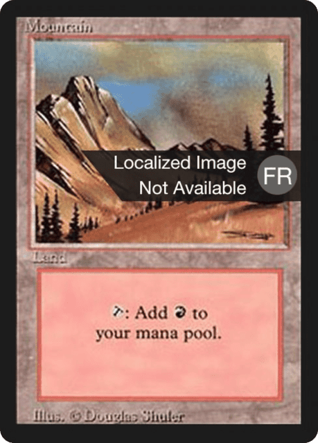 Mountain (303) — Foreign Black Border