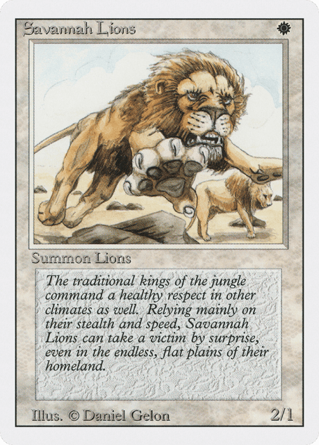 Savannah Lions (39) — Revised Edition