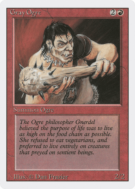 Gray Ogre (157) — Revised Edition