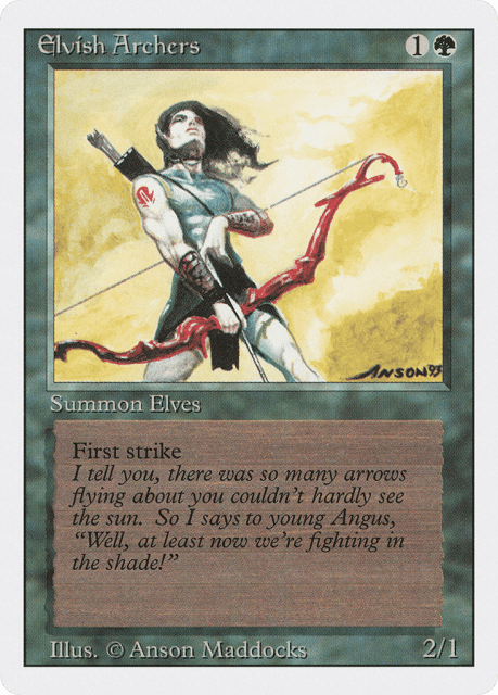 Elvish Archers (193) — Revised Edition
