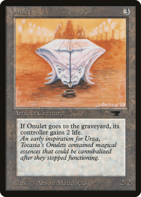 Onulet (59) — Antiquities