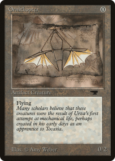 Ornithopter (60) — Antiquities