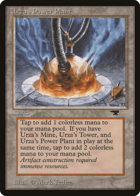 Urza's Power Plant (84a) — Antiquities