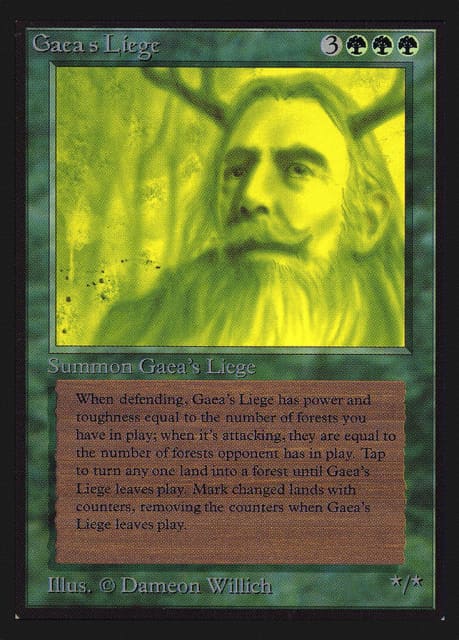 Gaea's Liege (197) — Collectors' Edition