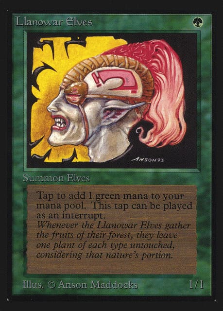 Llanowar Elves (211) — Collectors' Edition