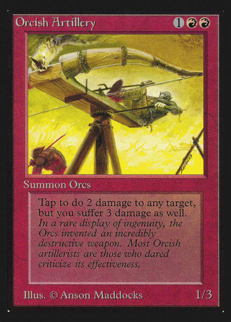 Orcish Artillery (166) — Intl. Collectors' Edition