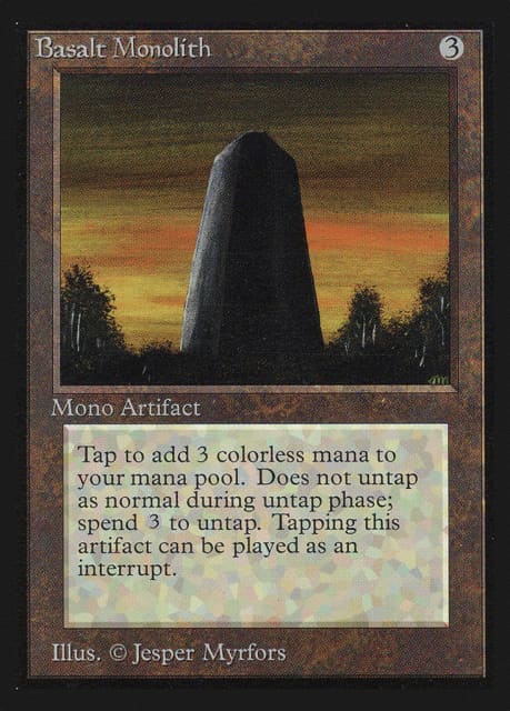 Basalt Monolith (232) — Intl. Collectors' Edition