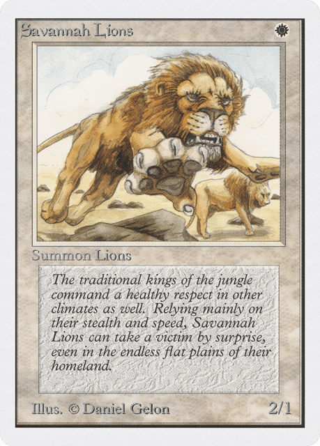 Savannah Lions (39) — Unlimited Edition