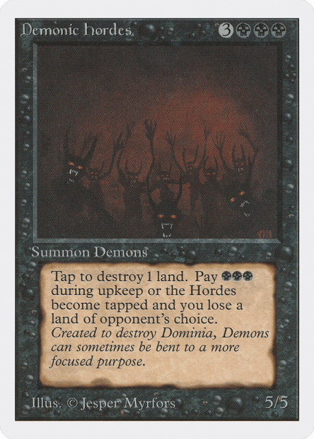 Demonic Hordes (104) — Unlimited Edition