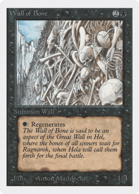 Wall of Bone (133) — Unlimited Edition