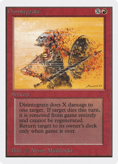 Disintegrate (141) — Unlimited Edition