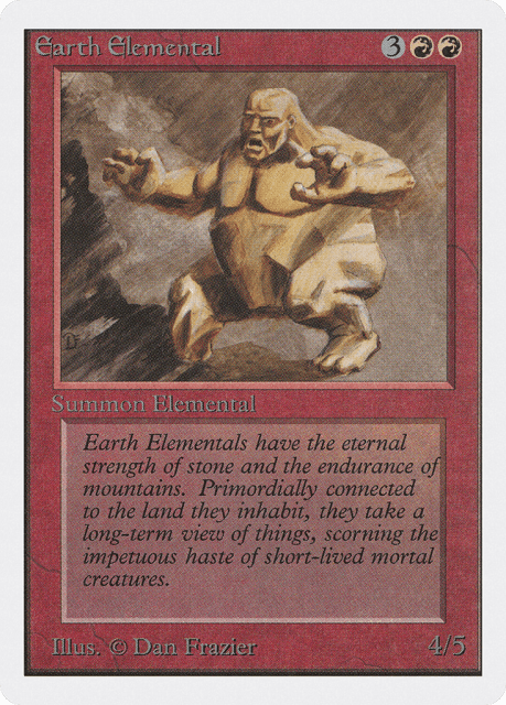 Earth Elemental (145) — Unlimited Edition