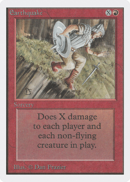 Earthquake (147) — Unlimited Edition
