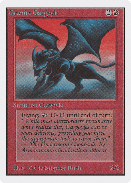 Granite Gargoyle (156) — Unlimited Edition