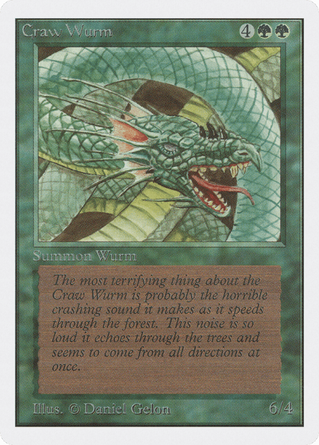 Craw Wurm (191) — Unlimited Edition